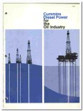 Cummins Engine Company 1972 vintage oil catalog oilfield Diesel Power