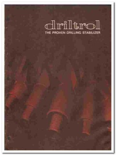 Driltrol Inc 1972 vintage oil gas catalog oilfield drilling stabilizer