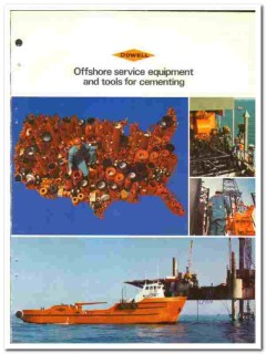 Dow Chemical Company 1972 vintage oil gas catalog oilfield Dowell