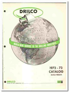 Smith International Inc 1972 vintage oil gas catalog oilfield Drilco