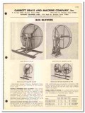 Garrott Brass Machine Company 1972 vintage oil catalog oilfield blower