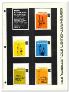 Gearhart-Owen Industries Inc 1972 vintage oil gas catalog oilfield
