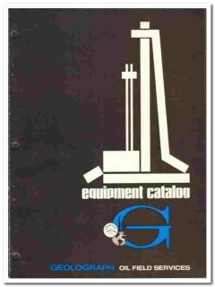 Geolograph Service Corp 1972 vintage oil catalog oilfield equipment