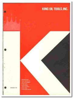 King Oil Tools Inc 1972 vintage catalog oilfield equipment swivels King Oil Tools Inc 1972 vintage catalog oilfield equipment swivels