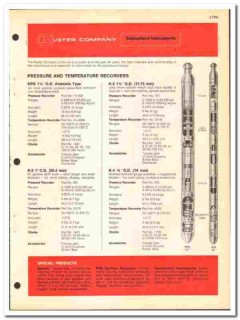 Kuster Company 1972 vintage oil gas catalog oilfield instruments Kuster Company 1972 vintage oil gas catalog oilfield instruments