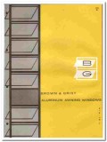 Brown Grist Inc 1961 vintage window catalog aluminum awning monumental Brown Grist Inc 1961 vintage window catalog aluminum awning monumental