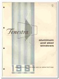 Fenestra Inc 1961 vintage window catalog aluminum steel projected