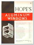 Hopes Windows Inc 1961 vintage window catalog aluminum projected Hopes Windows Inc 1961 vintage window catalog aluminum projected