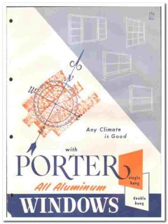 Porterfield Industries Inc 1961 vintage window catalog aluminum Porter Porterfield Industries Inc 1961 vintage window catalog aluminum Porter