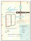Peterson Window Corp 1961 vintage catalog sliding aluminum Sapphire Peterson Window Corp 1961 vintage catalog sliding aluminum Sapphire