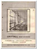 Crittall Mfg Company 1961 vintage window catalog steel casement