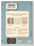 Chicago Spring Hinge Company 1961 vintage hardware catalog door closer