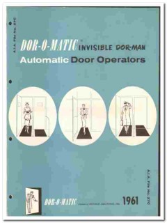 Republic Industries Inc 1961 vintage hardware catalog door operators Republic Industries Inc 1961 vintage hardware catalog door operators