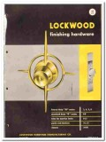 Lockwood Hardware Mfg Company 1961 vintage catalog door finishing Lockwood Hardware Mfg Company 1961 vintage catalog door finishing