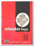 Milwaukee Stamping Company 1961 vintage hardware catalog door hinges