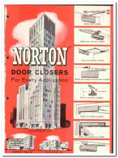 Norton Door Closer Company 1961 vintage hardware catalog Norton Door Closer Company 1961 vintage hardware catalog