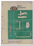 Detroit Hardware Mfg Company 1961 vintage catalog door trim locks