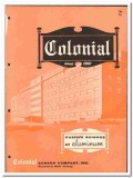 Colonial Screen Company 1961 vintage window catalog custom aluminum Colonial Screen Company 1961 vintage window catalog custom aluminum