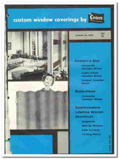Eastern Products Corp 1961 vintage window catalog Venetian blinds