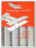 Jim Doyle Company 1961 vintage roofing catalog V-DEK walkway covers Jim Doyle Company 1961 vintage roofing catalog V-DEK walkway covers