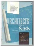 Kirsch Company 1961 vintage window catalog drapery hardware traverse
