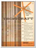 Tropicraft of San Francisco 1961 vintage window catalog woven woods