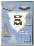 PAM Company 1961 vintage roofing catalog plastic skylights domes vents PAM Company 1961 vintage roofing catalog plastic skylights domes vents