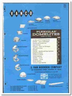 E Van Noorden Company 1961 vintage roofing catalog Plexiglas Domelites E Van Noorden Company 1961 vintage roofing catalog Plexiglas Domelites