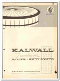 Kalwall Corp 1961 vintage roofing catalog skylights translucent roofs