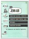 Jenn-Air Products Company 1961 vintage roofing catalog exhausters