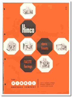 Himmel Brothers Company 1961 vintage store front catalog Facite Himco