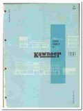Kawneer Company 1961 vintage store front catalog sash trim bars facing