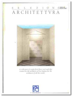 La Faenza America 1989 vintage tile catalog floor wall single-fired