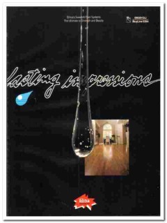 Glitsa American Inc 1989 vintage flooring catalog Swedish floor system Glitsa American Inc 1989 vintage flooring catalog Swedish floor system