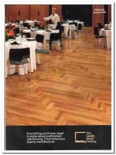 Tibbals Flooring Company 1989 vintage catalog Hartco wood prefinished