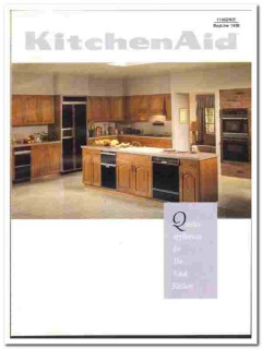 KitchenAid Inc 1989 vintage appliance catalog refrigerators freezers KitchenAid Inc 1989 vintage appliance catalog refrigerators freezers