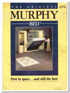Murphy Door Bed Company 1989 vintage furniture catalog Styleline Econo