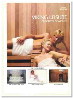 Viking Leisure Products Company 1989 vintage bathroom catalog saunas Viking Leisure Products Company 1989 vintage bathroom catalog saunas