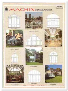 Machin Designs Inc 1989 vintage glass catalog Conservatories Machin Designs Inc 1989 vintage glass catalog Conservatories