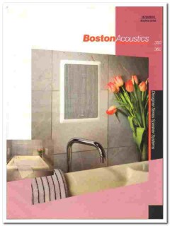 Boston Acoustics Inc 1989 vintage electrical catalog Speaker Systems