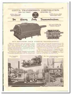 Cotta Transmission Corp 1936 vintage oil gas catalog oilfield