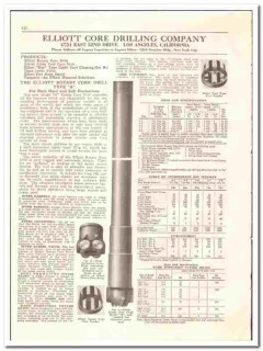 Elliott Core Drilling Company 1936 vintage oil gas catalog oilfield