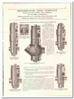 Hinderliter Tool Company 1936 vintage oil catalog oilfield drilling Hinderliter Tool Company 1936 vintage oil catalog oilfield drilling