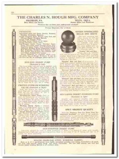Charles N Hough Mfg Company 1936 vintage oil gas catalog oilfield