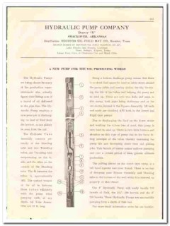 Hydraulic Pump Company 1936 vintage oil gas catalog oilfield equipment