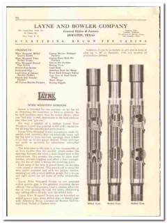 Layne Bowler Company 1936 vintage oil gas catalog oilfield equipment Layne Bowler Company 1936 vintage oil gas catalog oilfield equipment