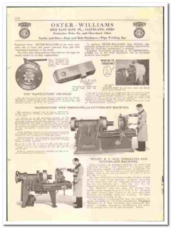 Oster-Williams Tool Corp 1936 vintage oil catalog oilfield threading Oster-Williams Tool Corp 1936 vintage oil catalog oilfield threading