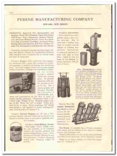 Pyrene Mfg Company 1936 vintage oil catalog oilfield fire extinguisher Pyrene Mfg Company 1936 vintage oil catalog oilfield fire extinguisher