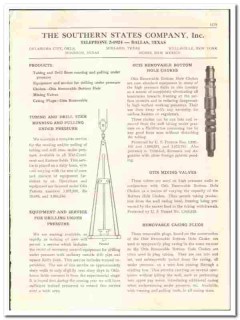 Southern States Company 1936 vintage oil catalog oilfield equipment Southern States Company 1936 vintage oil catalog oilfield equipment