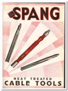 Spang Company 1936 vintage oil gas catalog oilfield Cable Tools
